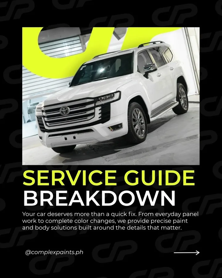 Complex Paints service guide