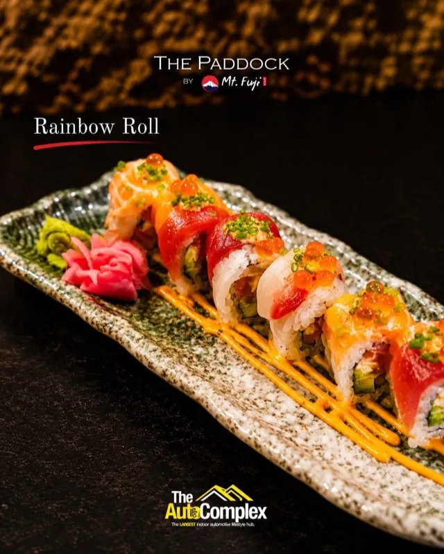 Rainbow Roll at The Paddock by Mt. Fuji