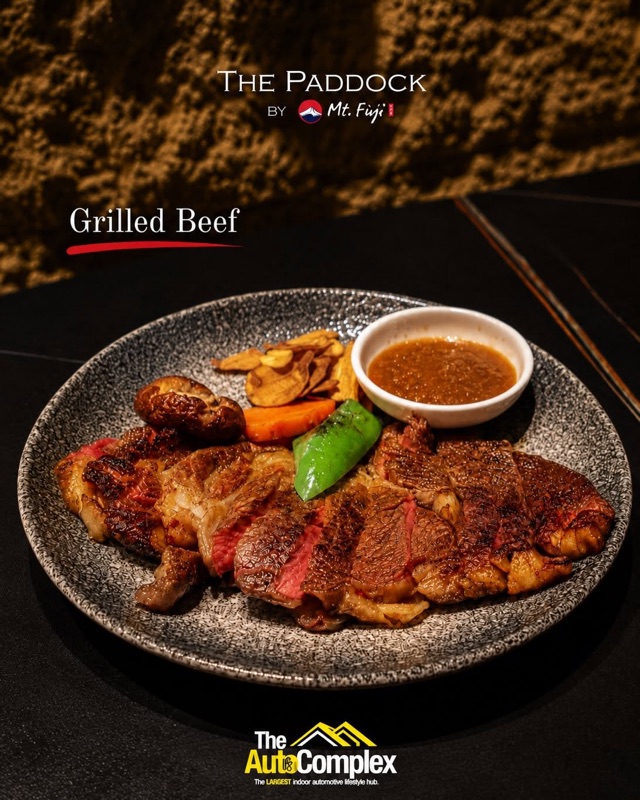 Grilled Beef at The Paddock by Mt. Fuji